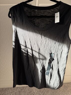 Banana Republic Black Scoop Neck Tank Top